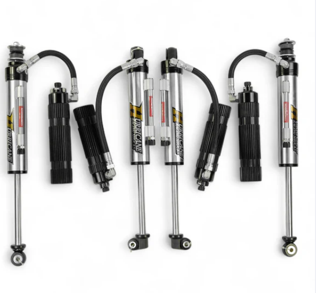 Hurricane Performance Extreme Seires 2.5", Single Tube Bypass Shocks with Remote Resevoir for Jeep Wrangler JK 2007 - 2017