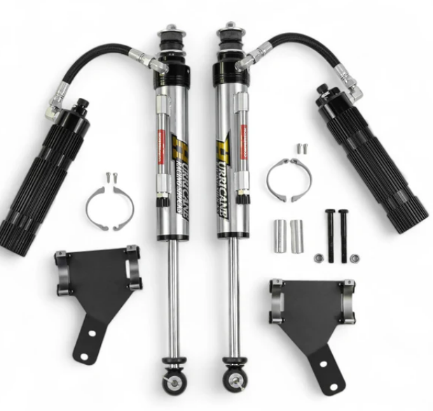 Hurricane Performance Extreme Seires 2.5", Single Tube Bypass Shocks with Remote Resevoir for Jeep Wrangler JK 2007 - 2017
