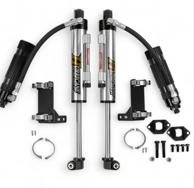 Hurricane Performance Extreme Seires 2.5", Single Tube Bypass Shocks with Remote Resevoir for Jeep Wrangler JK 2007 - 2017