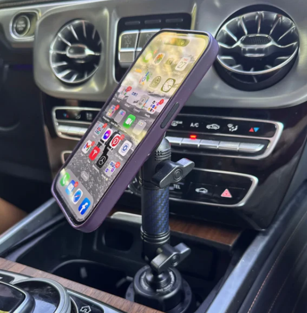 BulletPoint Adjustable Cupholder Phone Mount Single Device Holder