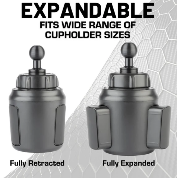 BulletPoint Adjustable Cupholder Phone Mount Single Device Holder