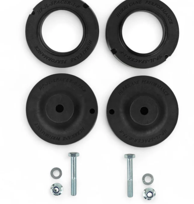 HURRICANE PERFORMANCE Lift Kit Spacers 1.5inch for Jeep Wrangler JL -4 DOOR