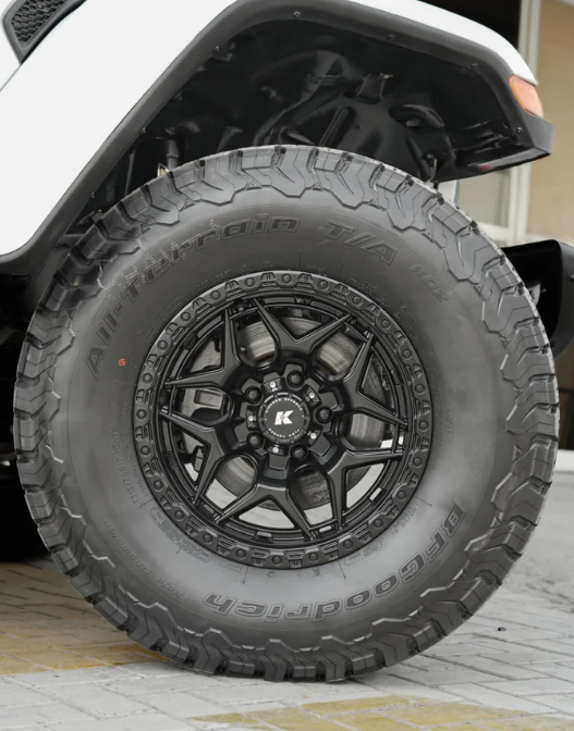 KIPARDO KF47 17x9 Flow Form Alloy Wheels for Jeep Wrangler JK/JL/JT