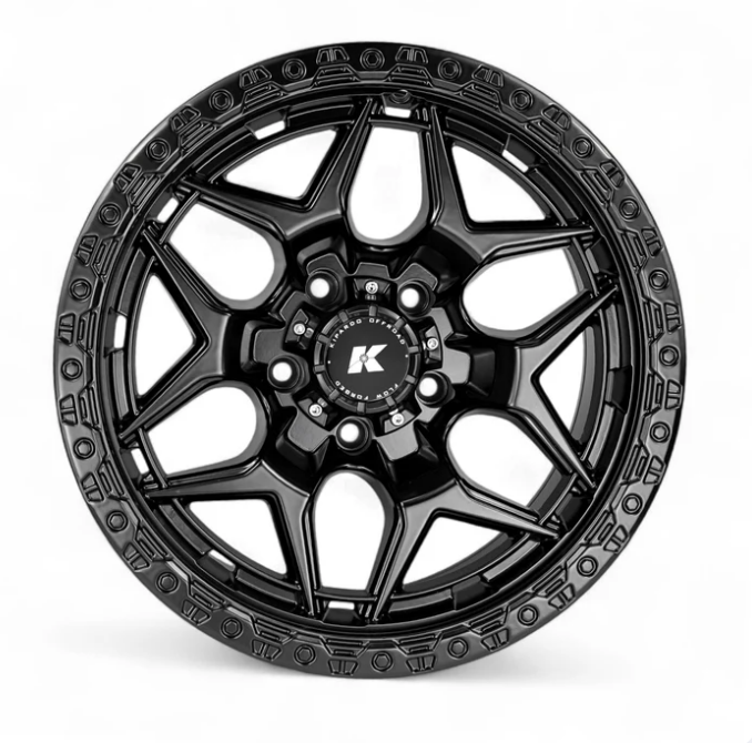 KIPARDO KF47 17x9 Flow Form Alloy Wheels for Jeep Wrangler JK/JL/JT