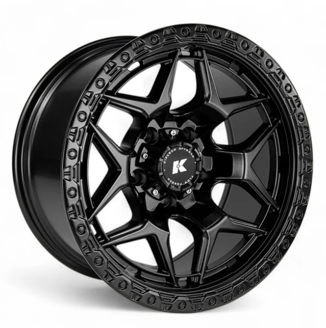 KIPARDO KF47 17x9 Flow Form Alloy Wheels for Jeep Wrangler JK/JL/JT