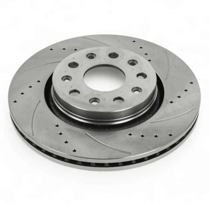 Hurricane Performance Slotted & Drilled Front Brake Discs For Jeep Wrangler JL