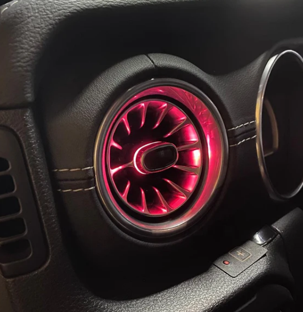 AC Vent with RGB LED Light for Jeep Wrangler