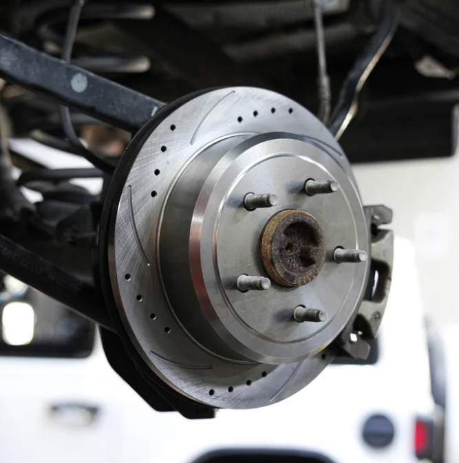 Hurricane Performance Slotted & Drilled Brake Discs For Jeep Wrangler JK