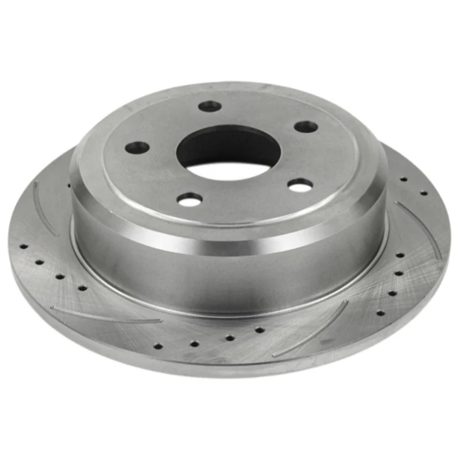 Hurricane Performance Slotted & Drilled Brake Discs For Jeep Wrangler JK