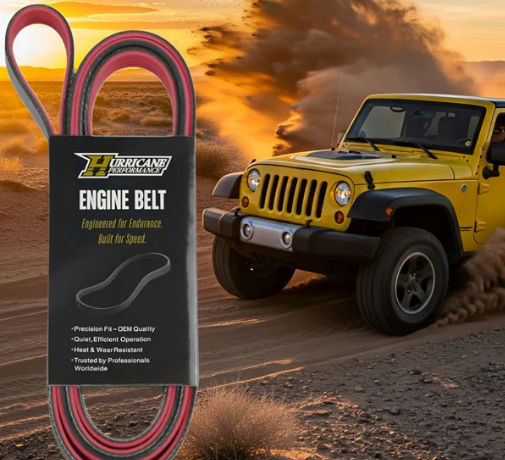 Hurricane Performance Serpentine Belt Replacement for Jeep Wrangler JK 3.6L