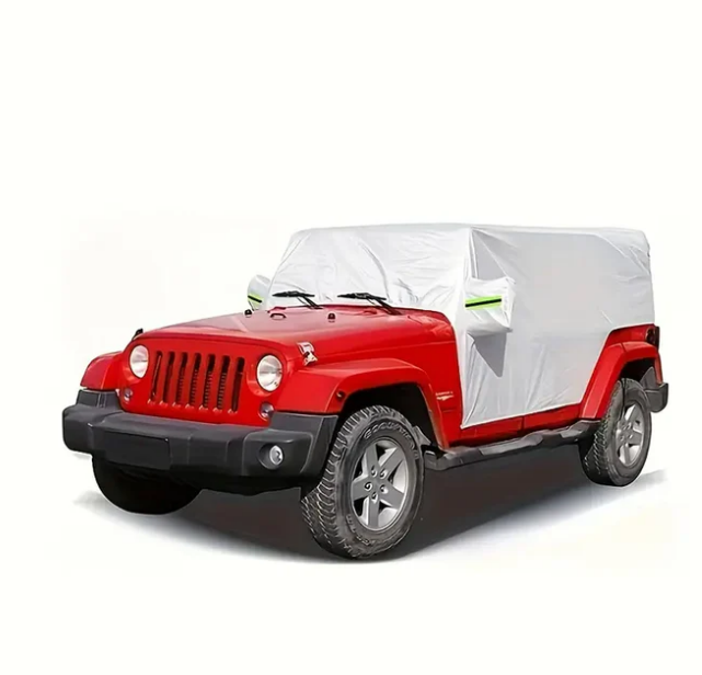 Windproof All Weather Protection Car Cover For Jeep Wrangler JK/JL -2 Door & 4 door
