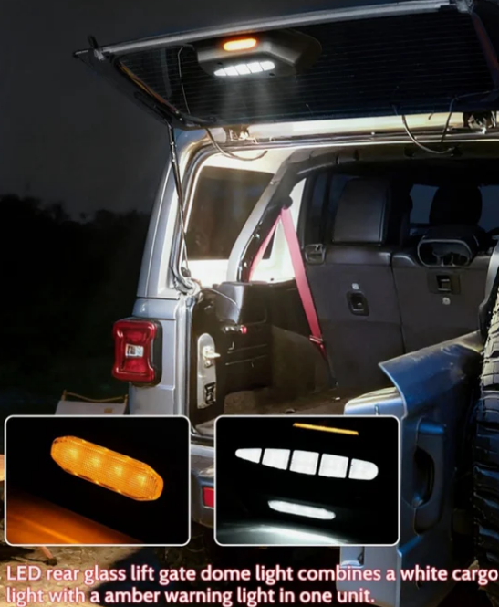 Rear Glass Led Light for Jeep Wrangler JL