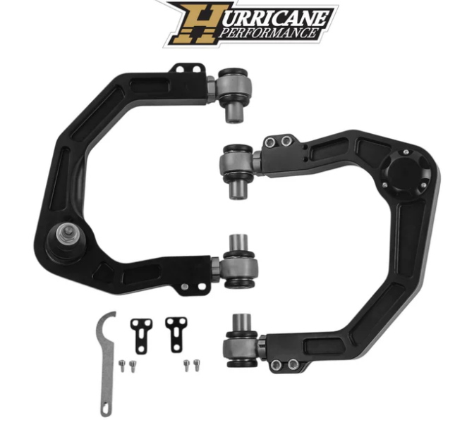 HURRICANE PERFORMANCE FORGED ALUMINUM FRONT UPPER CONTROL ARMS FOR FORD BRONCO (21-25) & FORD RAPTOR RANGER