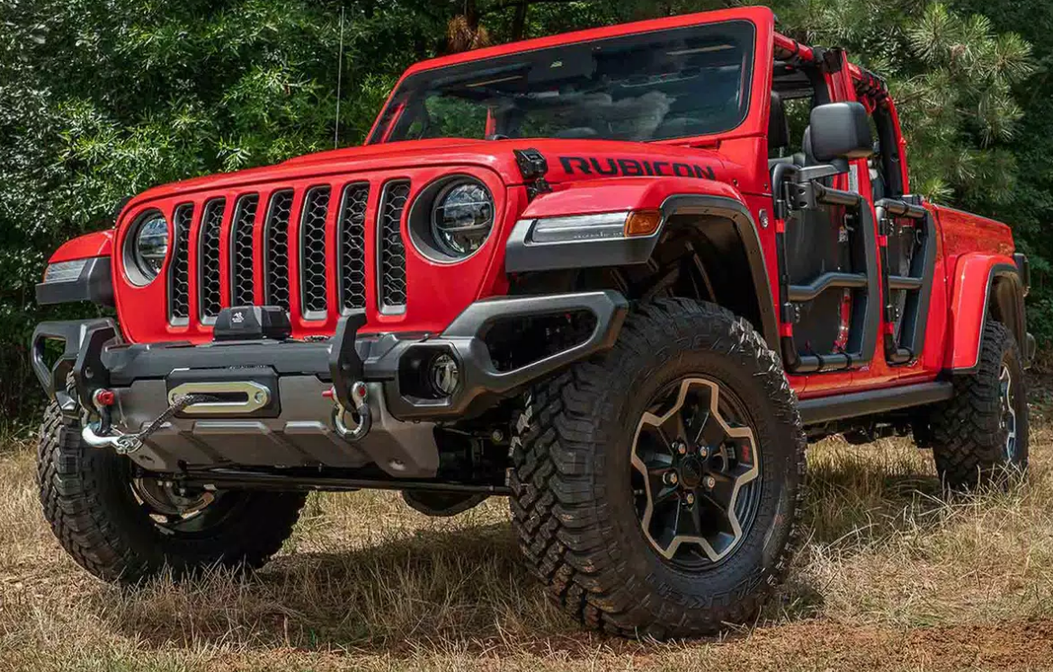 RR Front Bumper for Jeep Wrangler JK & JL & Gladiator 2007-2025