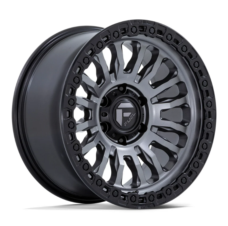 FC857 RINCON 17X9 5X127 ET-12 CB71.5 MATTE GUNMETAL / MATE BLACK RING