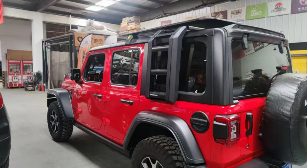 Aluminum Modular Roof Rack for Jeep Wrangler 2 & 4 Door JL 2018-2026