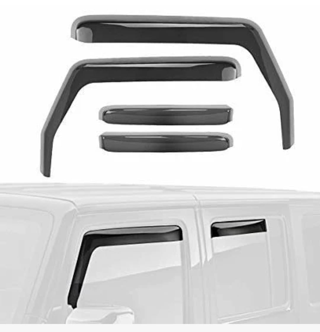 Rain Visors for Jeep Wrangler JK & JL & gladiator 2007 - 2025