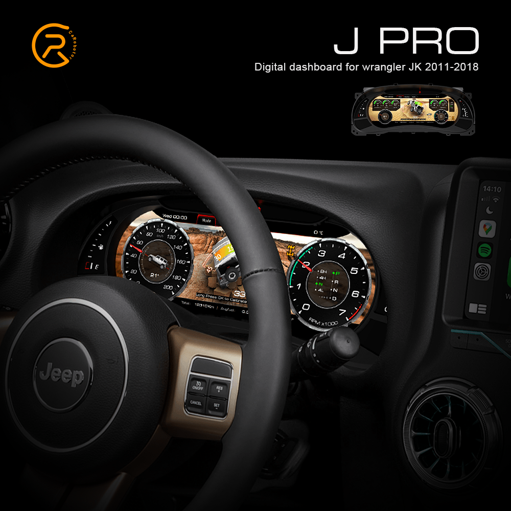 Carobotor J Pro dashboard for Jeep Wrangler JK 2011-2017