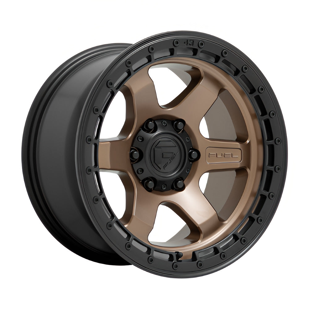 D751 BLOCK 17X9 5X127 ET-12 CB71.5 MATTE BRONZE /BLACK RING