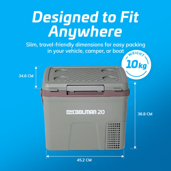 myCOOLMAN Recreational Series, 20L, Portable, Fridge Freezer