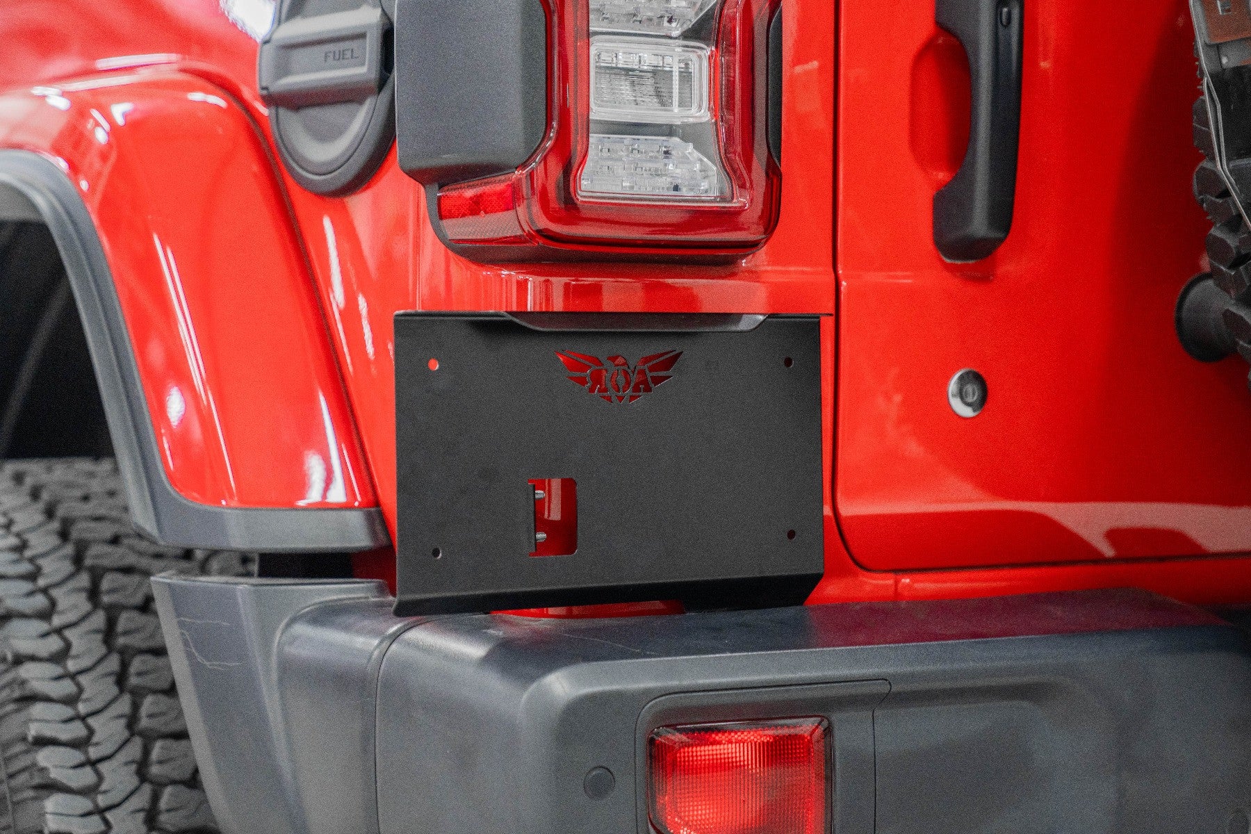 Jeep Wrangler JL 18-25 Rear Number Plate Relocation Bracket