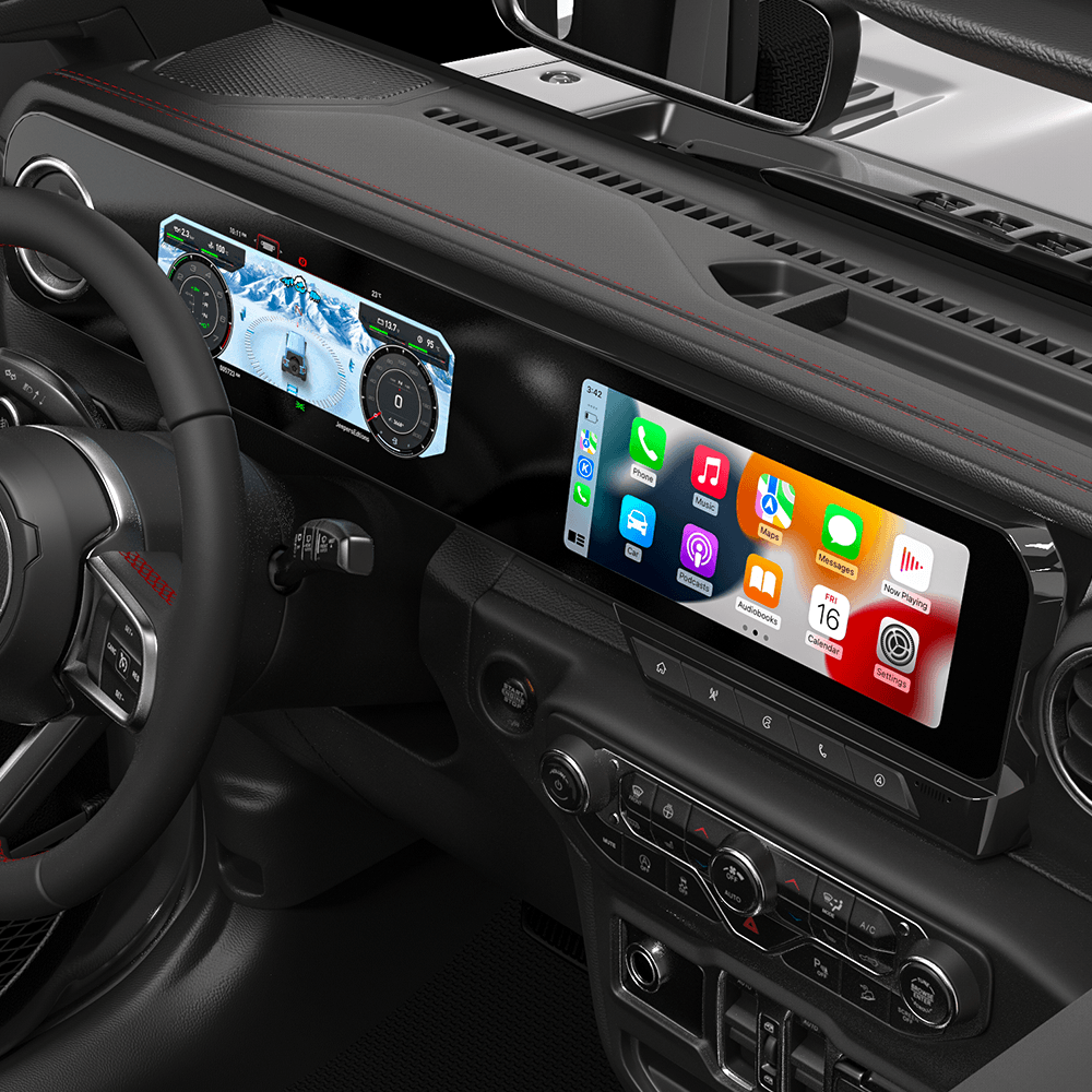 Carobotor J Max dashboard for Jeep Wrangler JL & Gladiator 2018-2023